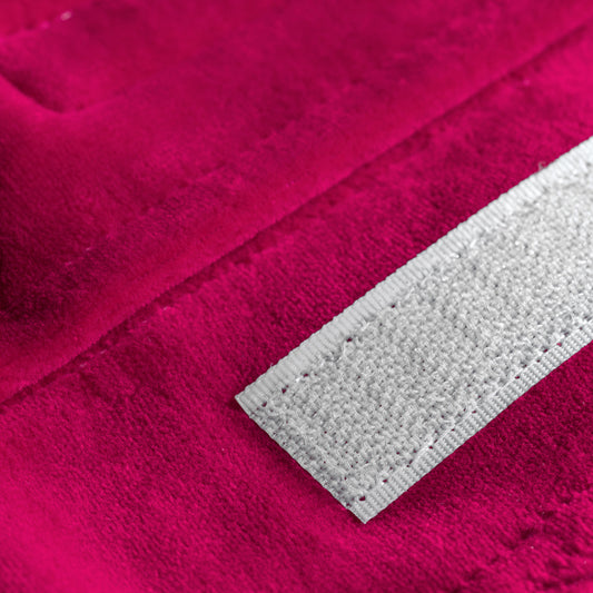 Cosmetic Treatments Headband Premium Velour Fabric Fuchsia