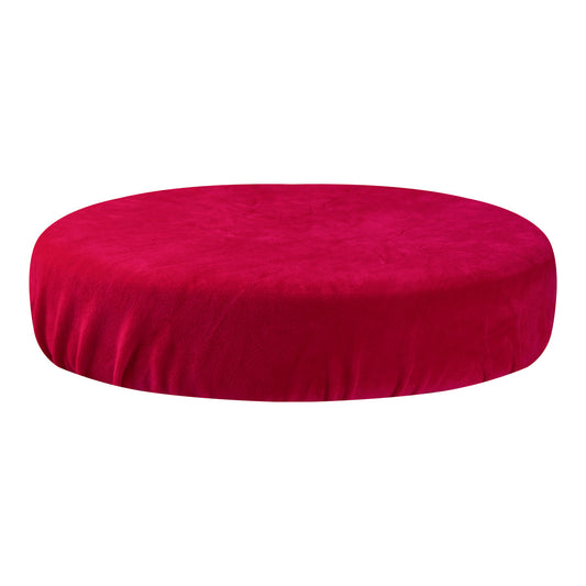 Beauty Stool Elastic Cover 35-40cm Velour Fuchsia