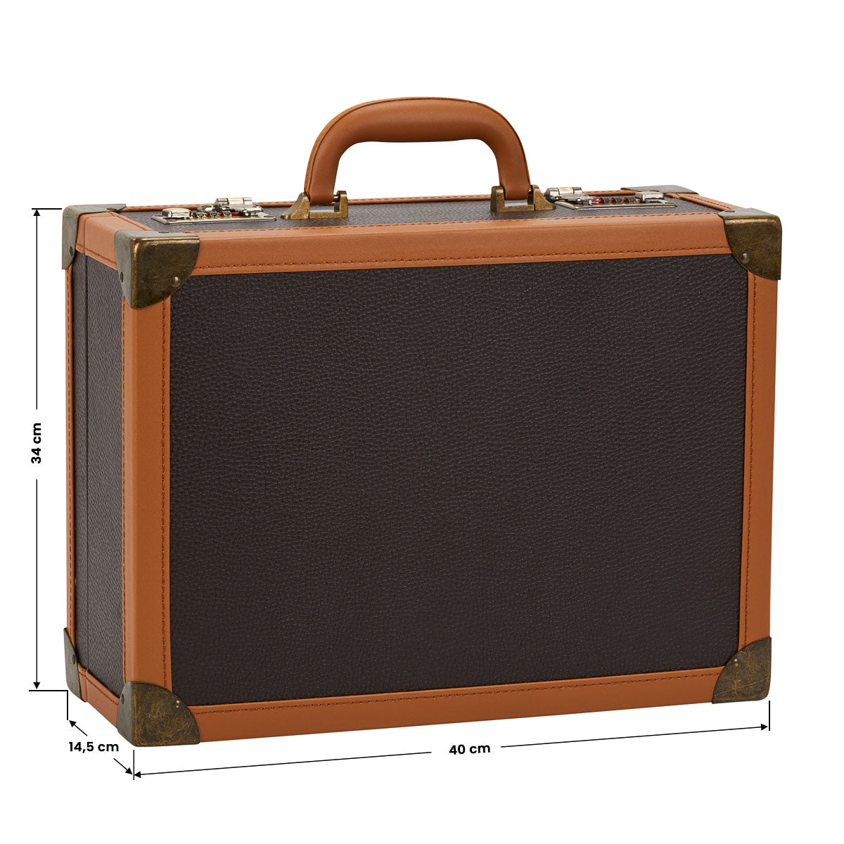 ACTIVESHOP BARBER BROWN HAIRDRESSING SUITCASE