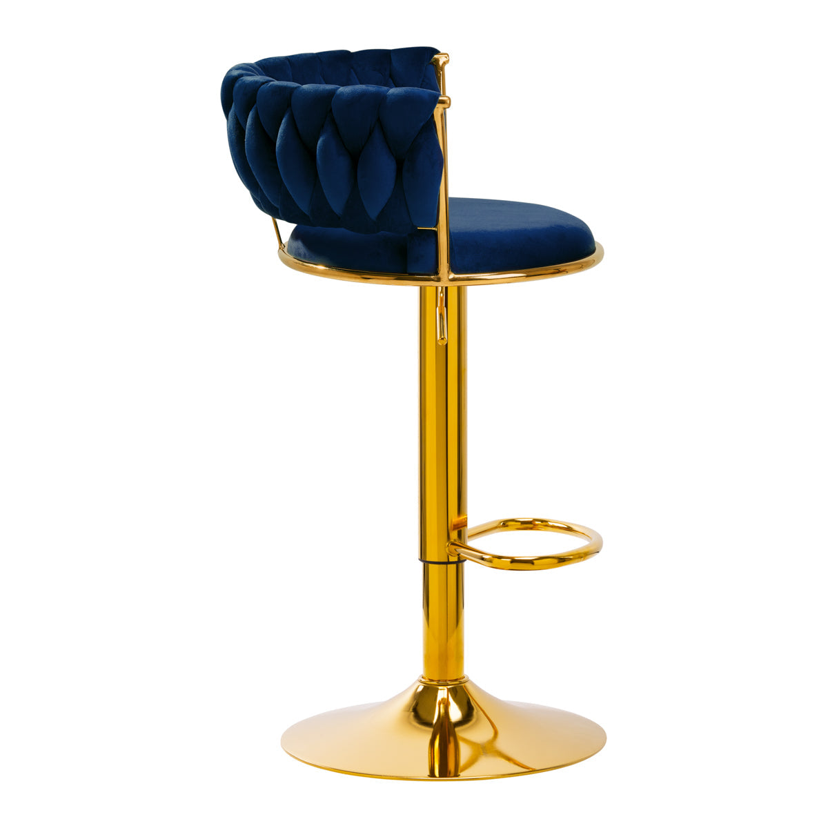 4Rico Bar Hocker QS-B313a navy velvet