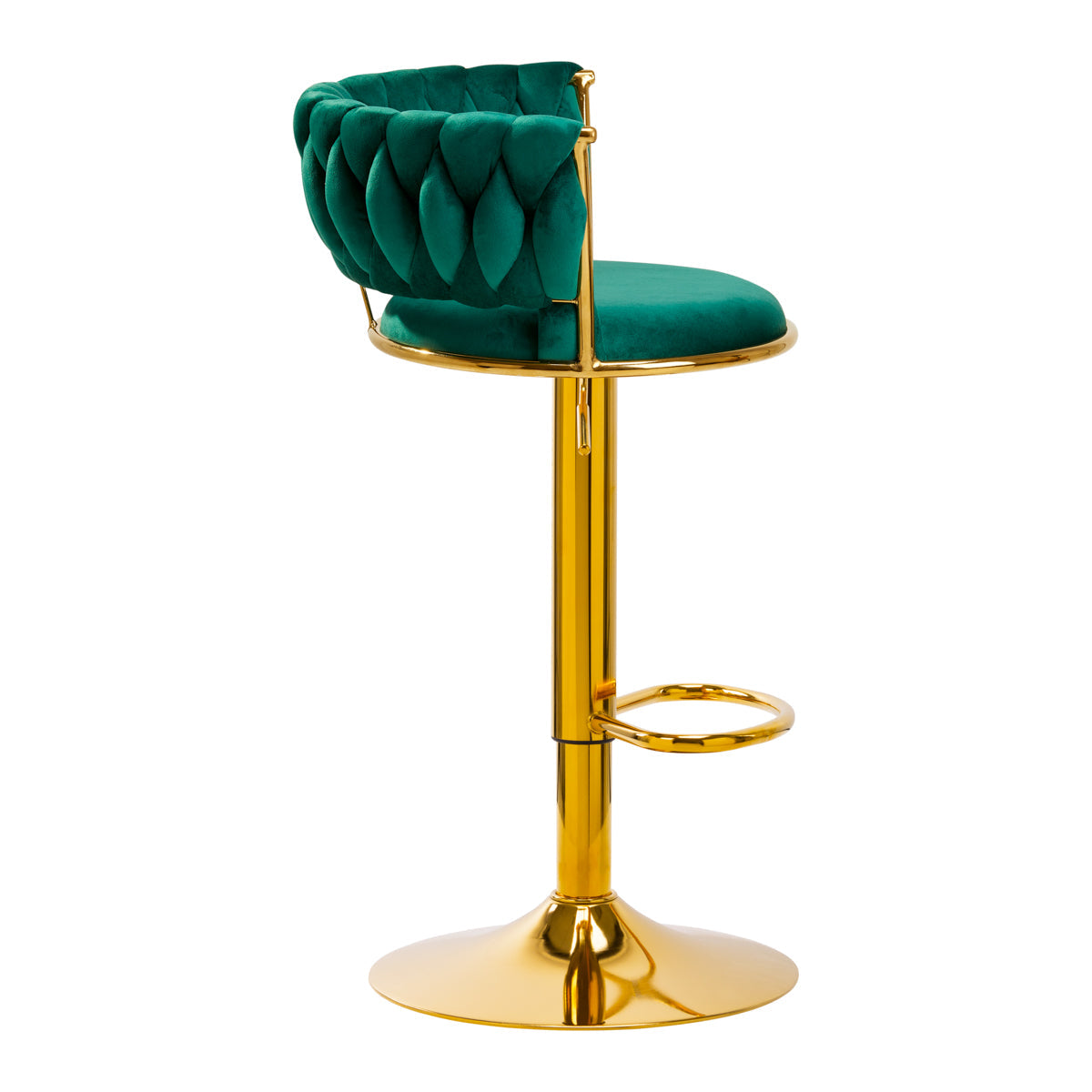 4Rico Bar Hocker QS-B313a green velvet