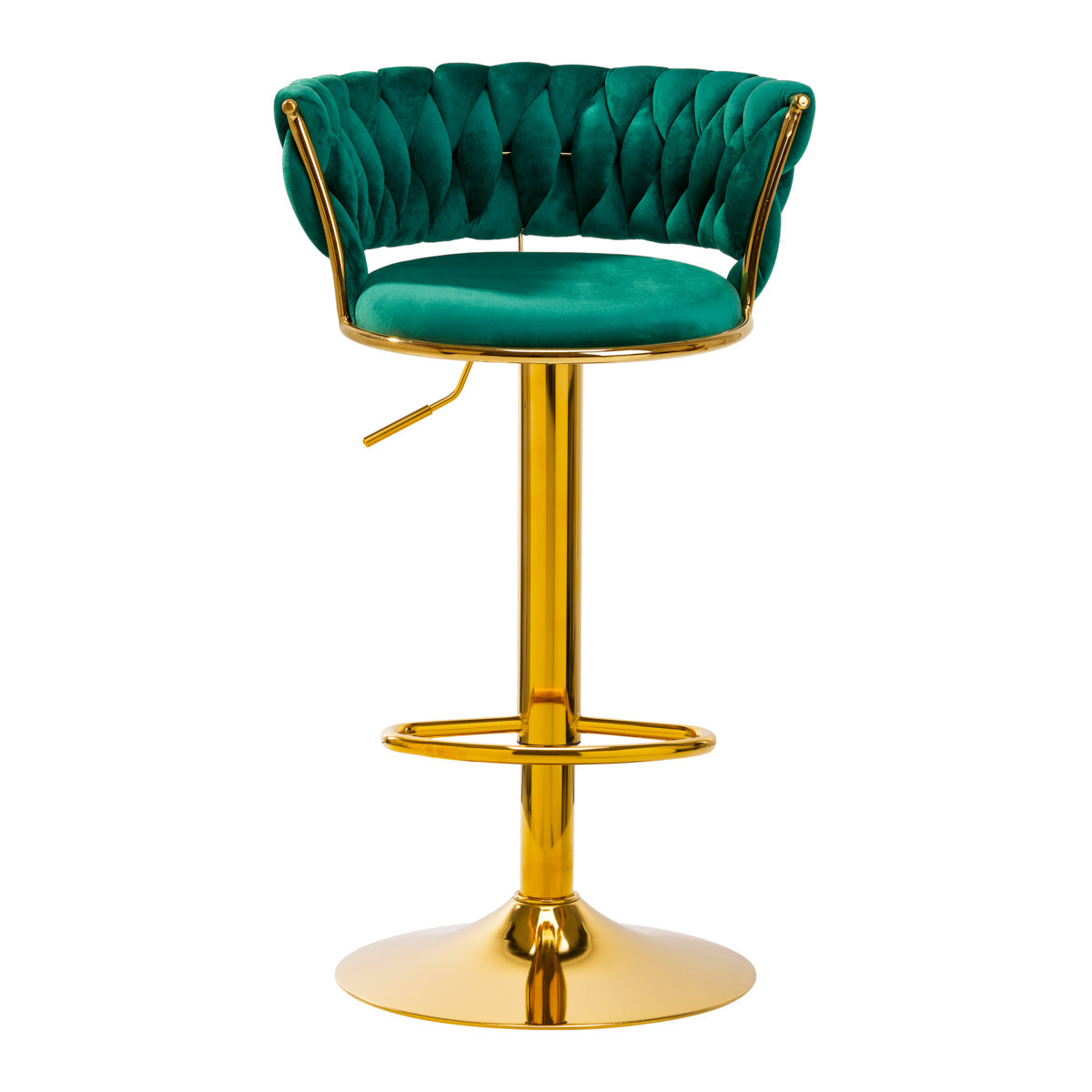 4Rico Bar Hocker QS-B313a green velvet