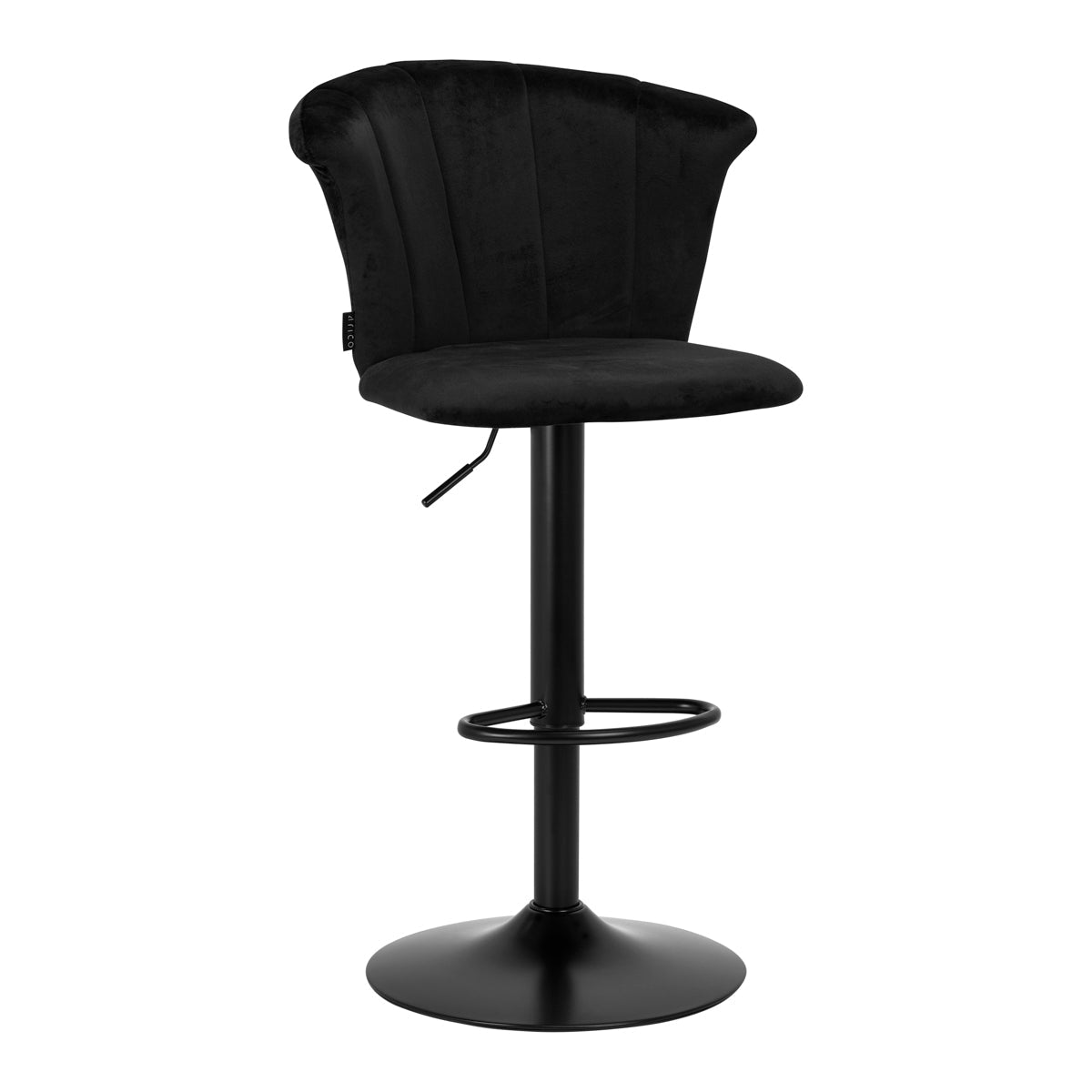 4Rico Bar Hocker QS-B801 black velvet