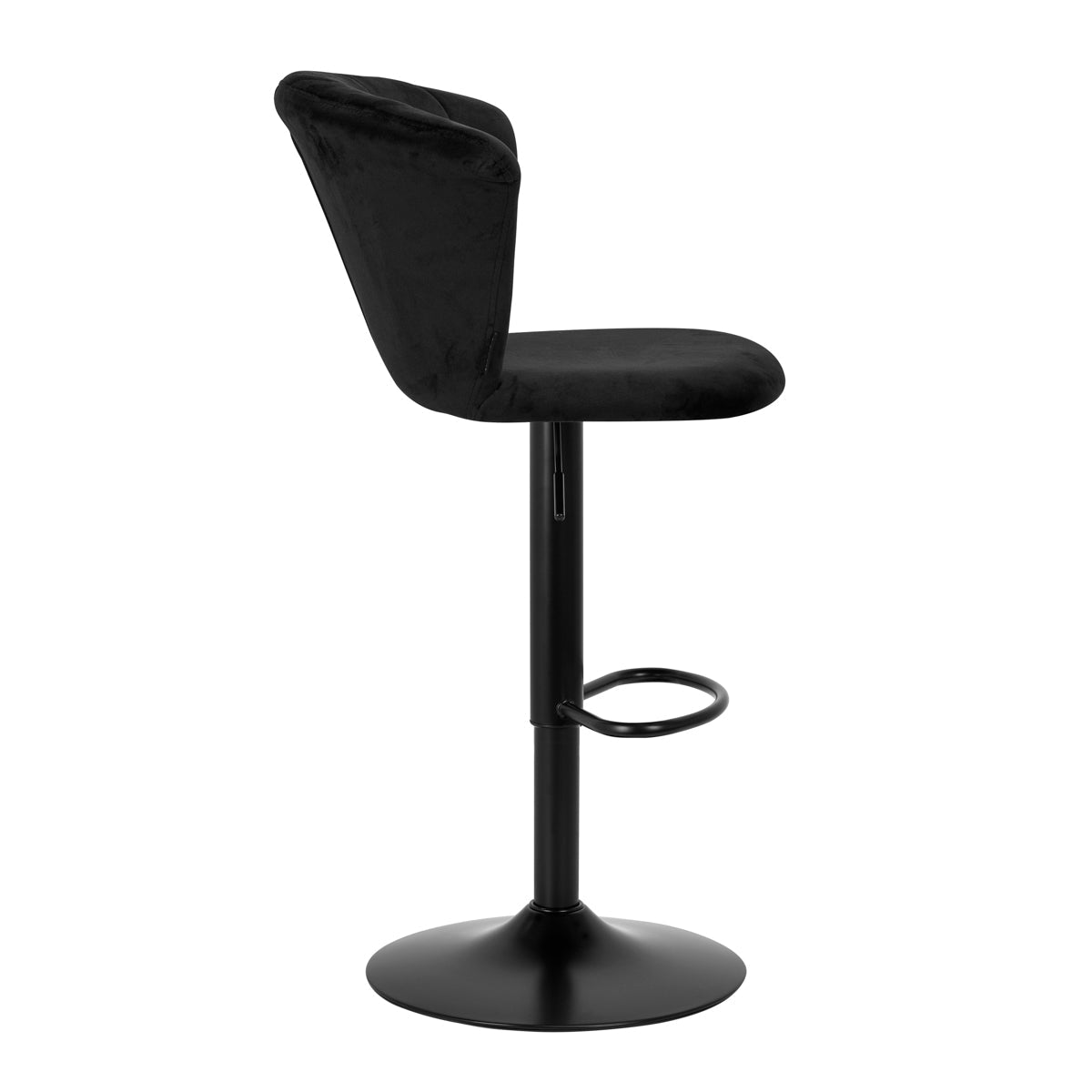 4Rico Bar Hocker QS-B801 black velvet