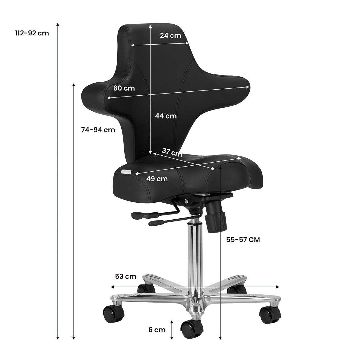 Azzurro Special 152 Beauty Chair Black