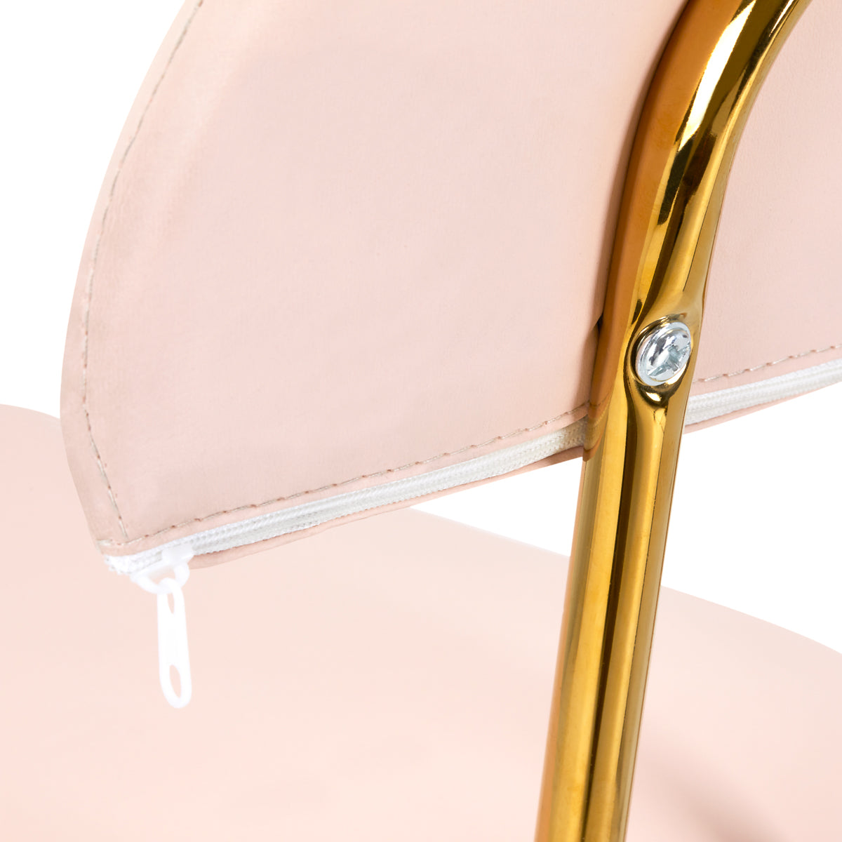 ActiveShop Cosmetic Stool 6001G Pink & Gold