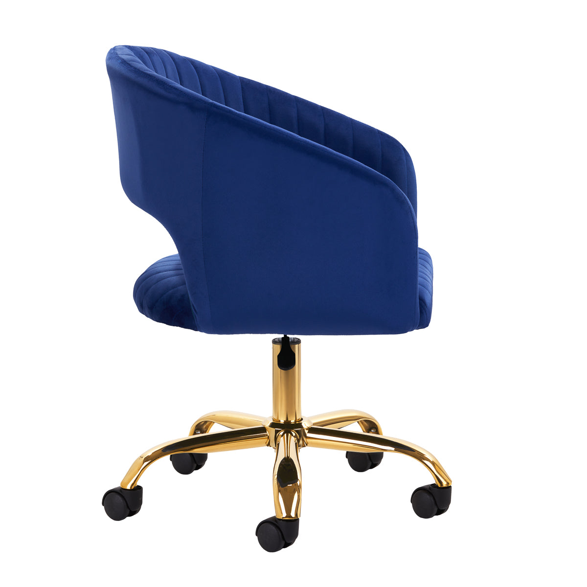 4Rico Swivel Chair QS-OF212G Navy Blue