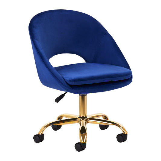 4Rico Swivel Chair QS-MF18G Navy Blue