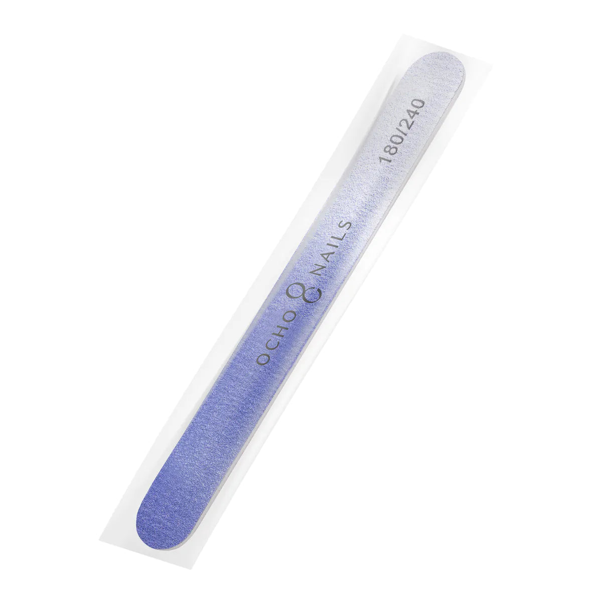 Ocho Nails Straight Nail File 180/240 Safe Pack Colour