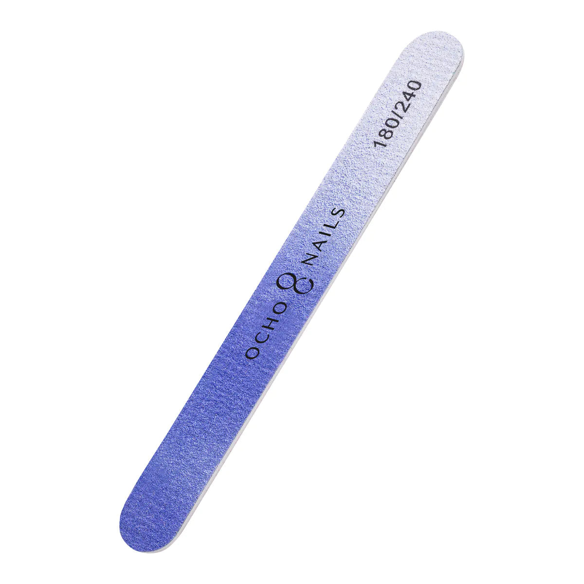 Ocho Nails Straight Nail File 180/240 Safe Pack Colour