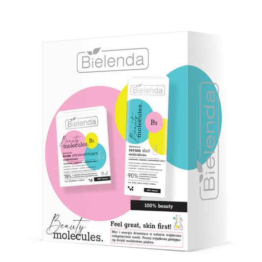 Bielenda Beauty Molecules Gift Set Moisturising Cream & Electrolyte Shot Serum