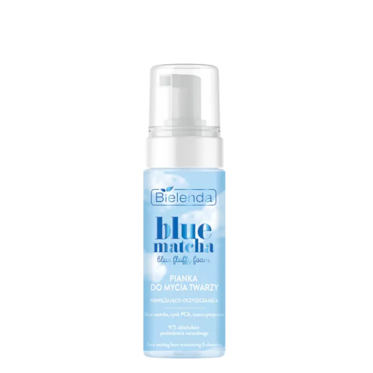 Bielenda Blue Matcha Fluffy Cleansing & Moisturizing Foam