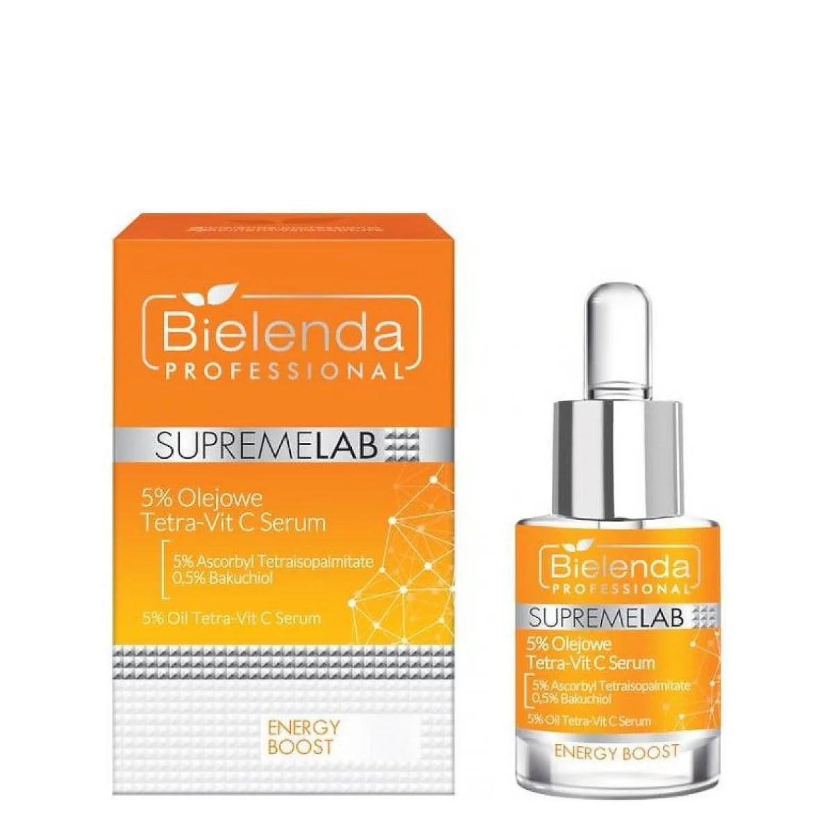 Bielenda Professional SupremeLab Energy Boost 5% Oil Tetra-Vit C Face Serum