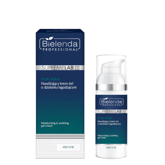 Bielenda Professional SupremeLab Men Moisturizing & Soothing Cream-Gel