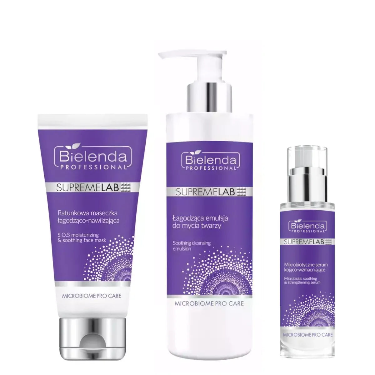 Bielenda Professional Supremelab Microbiome Pro Care Soothing Skincare Bundle