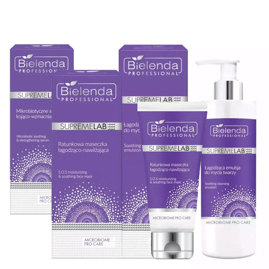 Bielenda Professional Supremelab Microbiome Pro Care Soothing Skincare Bundle