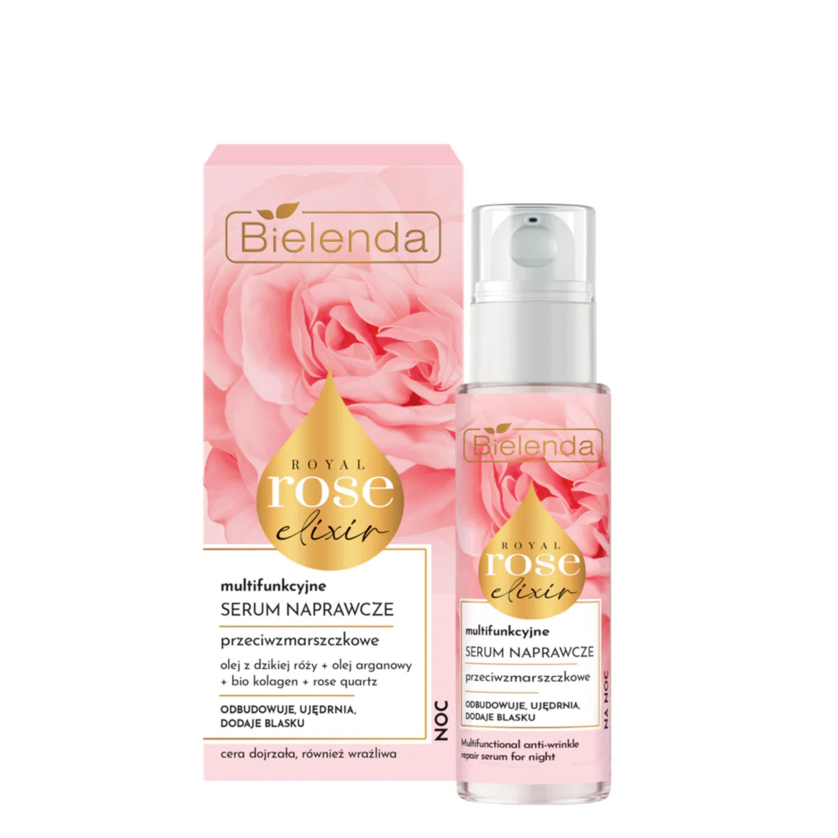 Bielenda Royal Rose Elixir Anti-Wrinkle Night Repair Serum