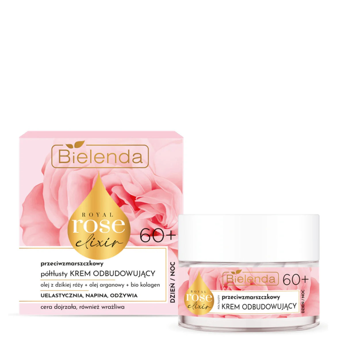 Bielenda Royal Rose Elixir Anti-Wrinkle Restorative Face Cream 60+