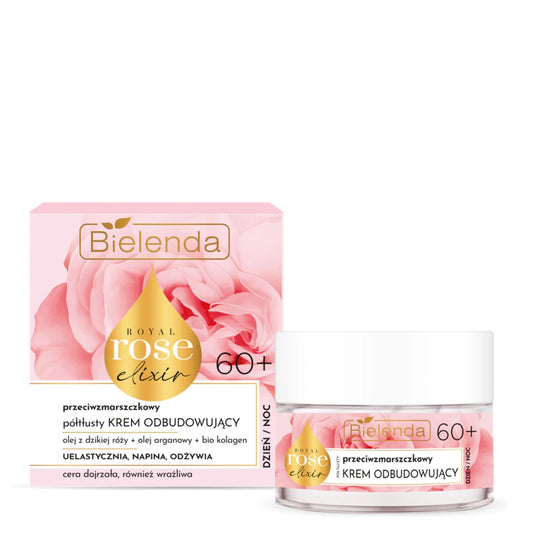 Bielenda Royal Rose Elixir Anti-Wrinkle Restorative Face Cream 60+