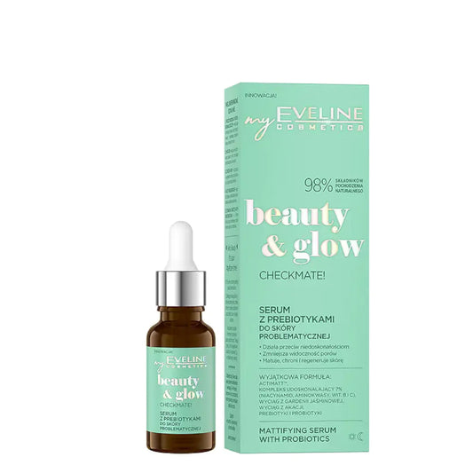 Eveline Beauty&Glow Checkmate! Mattifying Serum with Probiotics