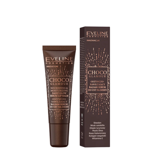 Eveline Choco Glamour Nourishing & Moisturizing Lip Balm Serum