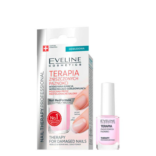 Eveline Therapy for Damaged Nails Rebuild & Repair Nail Conditioner